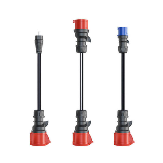 go-e Charger Adapterset 22 kW Kabelfarbe schwarz